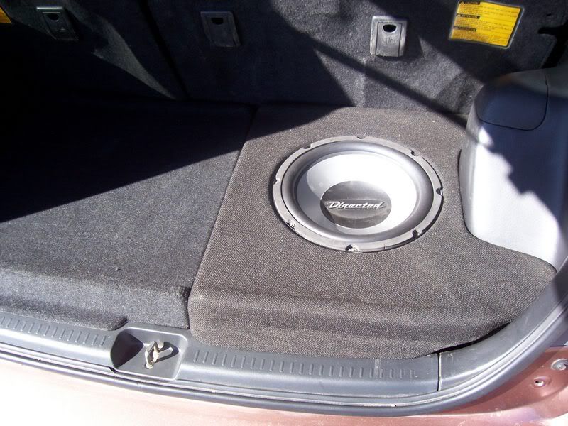 Custom trunk Cubby subwoofer enclosure Scion xB Forum